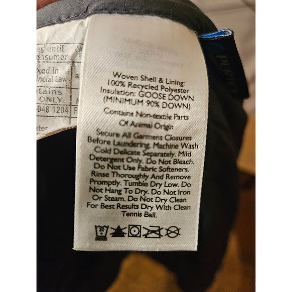 Eddie Bauer Women’s Black Goose Down Vest – Size Large - Picture 9 of 9